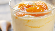 Verrine à l'orange façon trifle