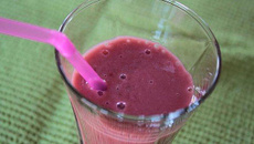 Smoothie fraises banane