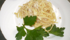 Pâtes citronnées au pecorino