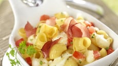 Coquillettes à Poêler de Panzani au jambon cru et à la mozzarella