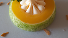 Crème pâtissière au melon