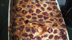 Clafoutis à la framboise