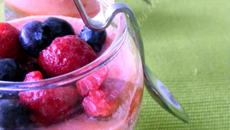 Mousse de fruits rouges express