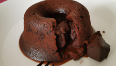 Gâteau fondant au chocolat noir sans beurre