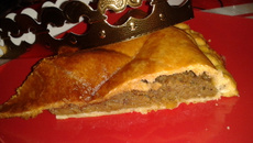 Galette des rois noix et chocolat blanc