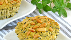 Petits flans de courgettes & marjolaine