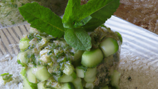 Tartare de concombre à la menthe facile