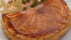 Galette des rois frangipane cacaotée et crème de clémentine de Corse