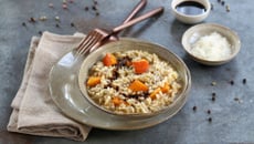 Risotto potimarron et vinaigre balsamique
