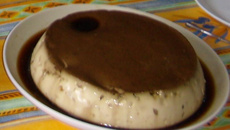 Crème renversée à la noix de coco