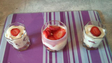 Le tiramisu version estivale avec des fraises