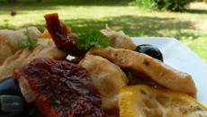 Poulet au citron et aux tomates séchées