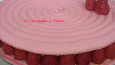 Macaron géant mascarpone framboise et macarons framboise