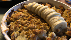 Crumble pommes bananes