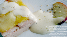 Compressé de Foie Gras à l'Anguille Fumée