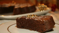 Fondant chocolat, crème de marron