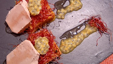 Foie Gras sur Galette de Patate Douce