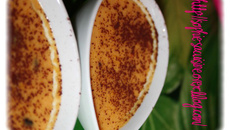 Crème de patidou à la noisette et aux éclats de fève de cacao