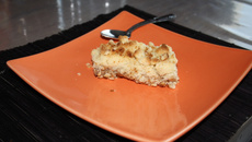 Délice de crumble pomme et noisettes