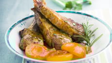 Côtes d'agneau aux abricots