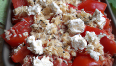 Crumble tomates feta
