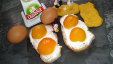 Tartine 'fausse cocotte' sucré salé au Chavroux