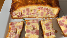 Cake jambon moutarde