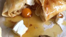 Feuilleté au chèvre et miel