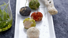 Billes de foie gras de canard fermier