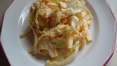 Chou cru à la noix de coco
