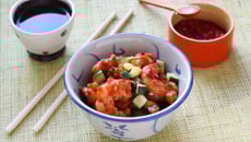 Crevettes sautées épicées à la purée de piment