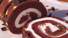 Gâteau roulé forêt noire
