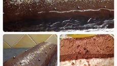 Gâteau aux trois chocolats