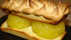 Tarte big heigt au lemon curd