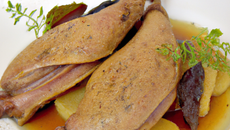 Confit de canard en bouillon aux saveurs de vanille