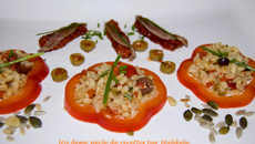 Salade de grains de blé sauce Picado