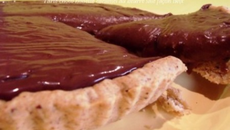 Tarte choco noisette caramel au beurre salé façon twix