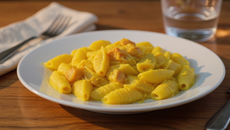 Pâtes au curry facile