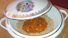 Sauté de dinde aux crevettes façon tikka massala