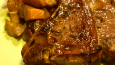 Côtes d'agneau façon "fish and chips"