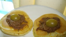 Blinis au pesto et sa tapenade