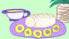 Rôti de dindonneau aux ananas et muscat