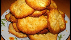 Cookies pommes, miel et noix de coco