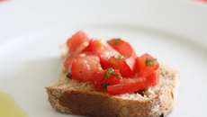 Bruschetta à la tomate