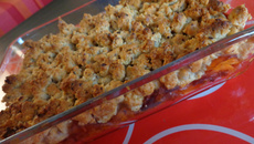 Crumble de carottes confites