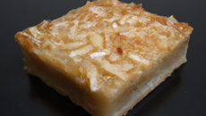 Carré façon frangipane au macaron