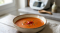 Velouté de poivrons au thermomix