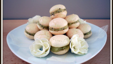 Macarons noix de coco & kiwi
