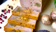 Terrine de foie gras au pain d'épices