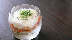 Tiramiù aux deux saumons